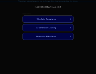 radiosertaneja.net screenshot