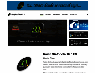 radiosinfonola.com screenshot