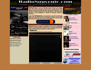 radiosouvenir.com screenshot