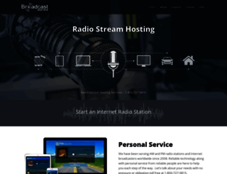 radiostreamhost.com screenshot