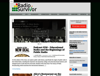 radiosurvivor.com screenshot