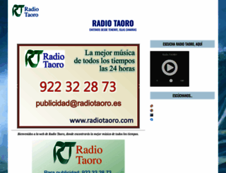 radiotaoro.com screenshot