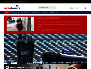 radiotronics.com.au screenshot