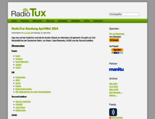 radiotux.de screenshot