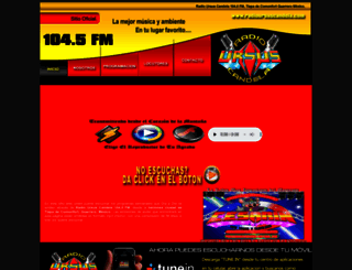 radioursuscandela.com screenshot