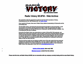 radiovictory.co.uk screenshot