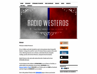 radiowesteros.com screenshot