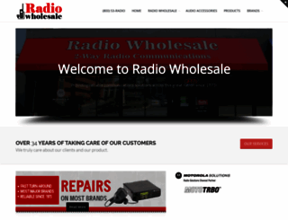 radiowholesale.net screenshot