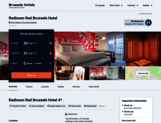 radisson-red.brussels-hotels.net screenshot