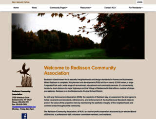 radissoncommunity.org screenshot