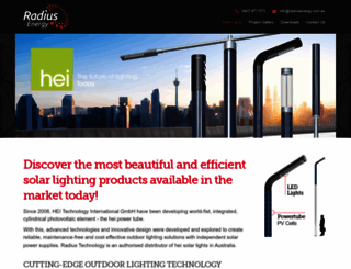 radiusenergy.com.au screenshot