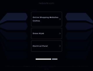 radiusite.com screenshot