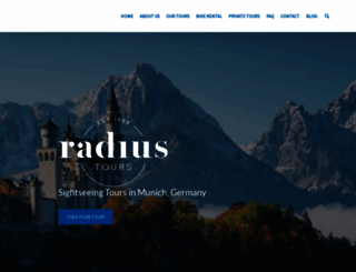 radiustours.com screenshot