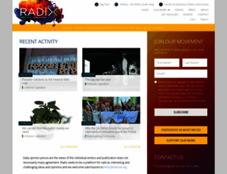 radix.org.uk screenshot
