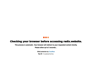radix.website screenshot