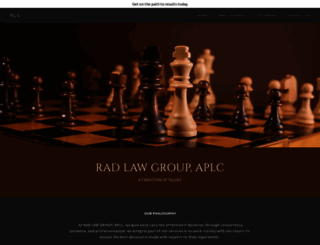 radlawgroup.com screenshot