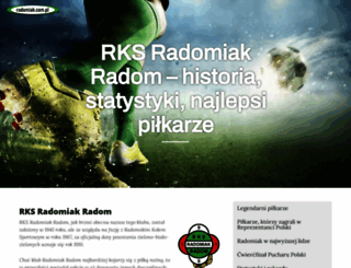 radomiak.com.pl screenshot