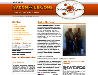radon-be-gone.com screenshot