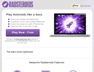 radsteroids.com screenshot