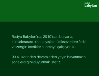 radyobabylon.com screenshot