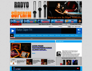 radyosuperfm.com screenshot