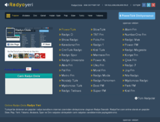 radyoyeri.com screenshot