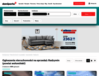 radzymin.domiporta.pl screenshot
