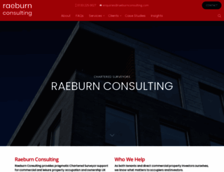 raeburnconsulting.com screenshot