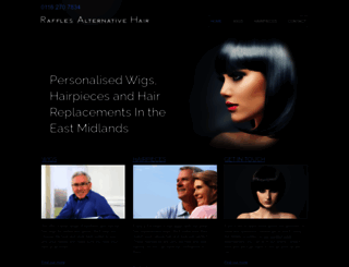 raffles-hair-leicester.co.uk screenshot