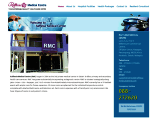 rafflesiamedicalcentre.com screenshot
