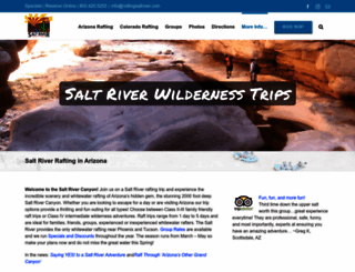 raftingsaltriver.com screenshot