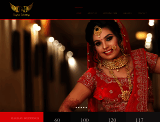 raghavweddings.com screenshot