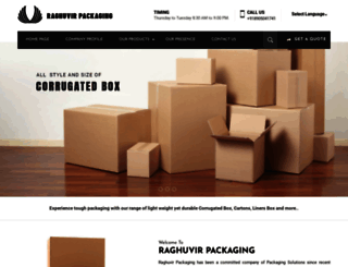 raghuvirpackaging.com screenshot