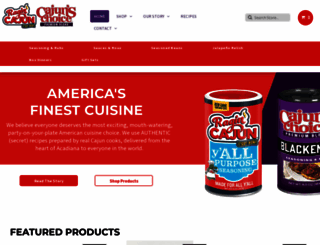 ragincajunfoods.com screenshot