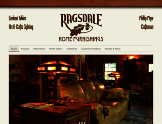 ragsdalehomefurnishings.com screenshot