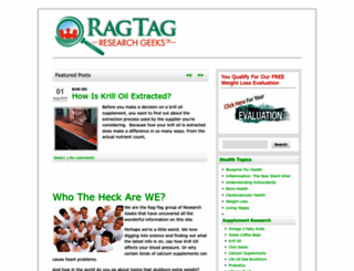 ragtagresearchgeeks.com screenshot