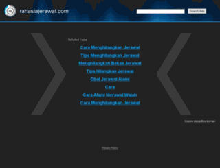 rahasiajerawat.com screenshot