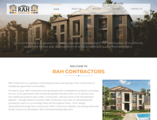 rahcontractors.com screenshot