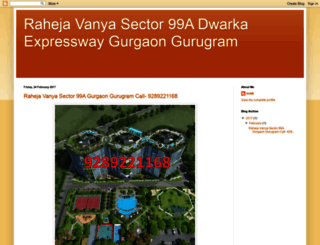 rahejavanyasector99a.blogspot.com screenshot