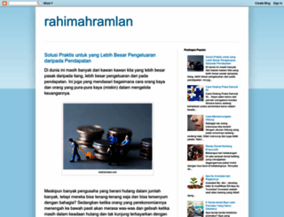 rahimahramlan.blogspot.com screenshot