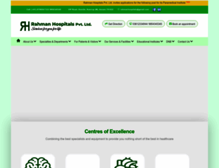 rahmanhospitals.com screenshot