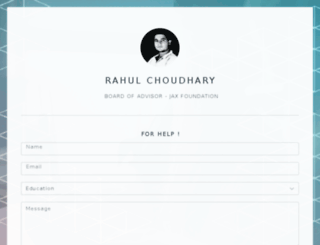 rahul.jax.org.in screenshot