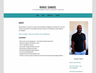 rahulsamuel.wordpress.com screenshot