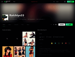 raichiyo33.deviantart.com screenshot