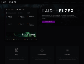 raid-helper.com screenshot
