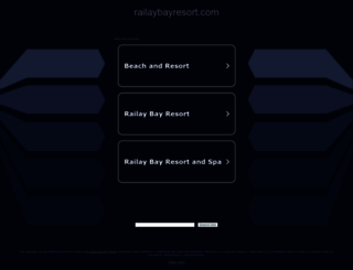 railaybayresort.com screenshot