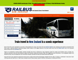 railbusnewzealand.com screenshot