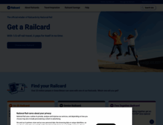 railcard.co.uk screenshot