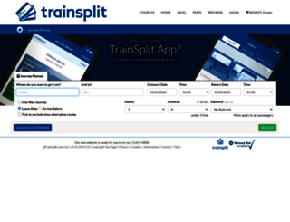 raileasy1t.trainsplit.com screenshot