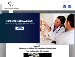 railingchiropractic.com screenshot